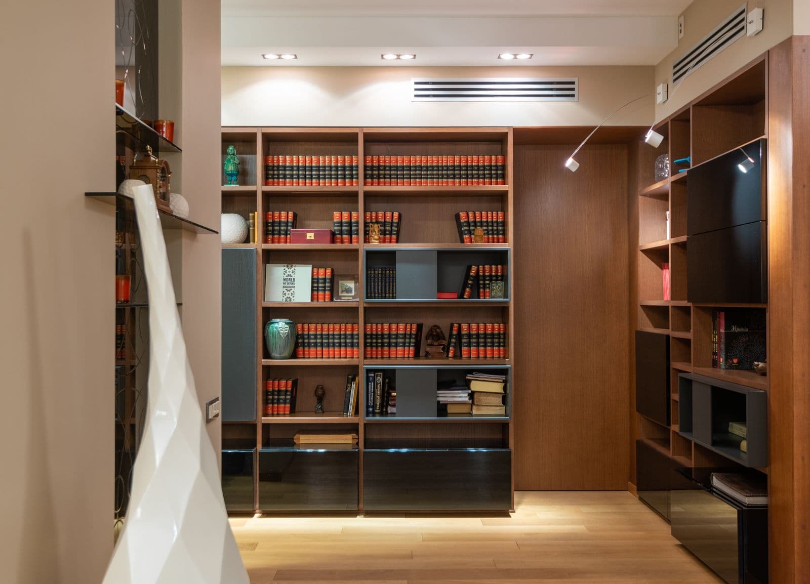 Custom built-in shelving