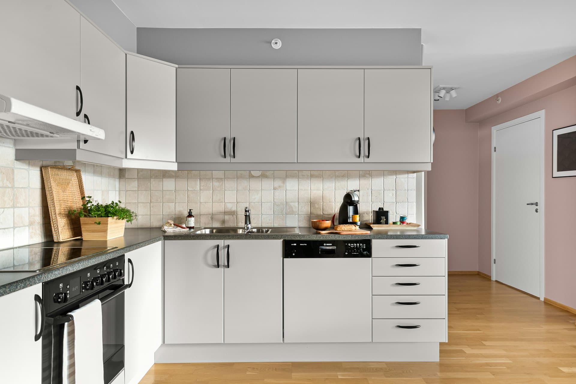 Two-tone modern kitchen