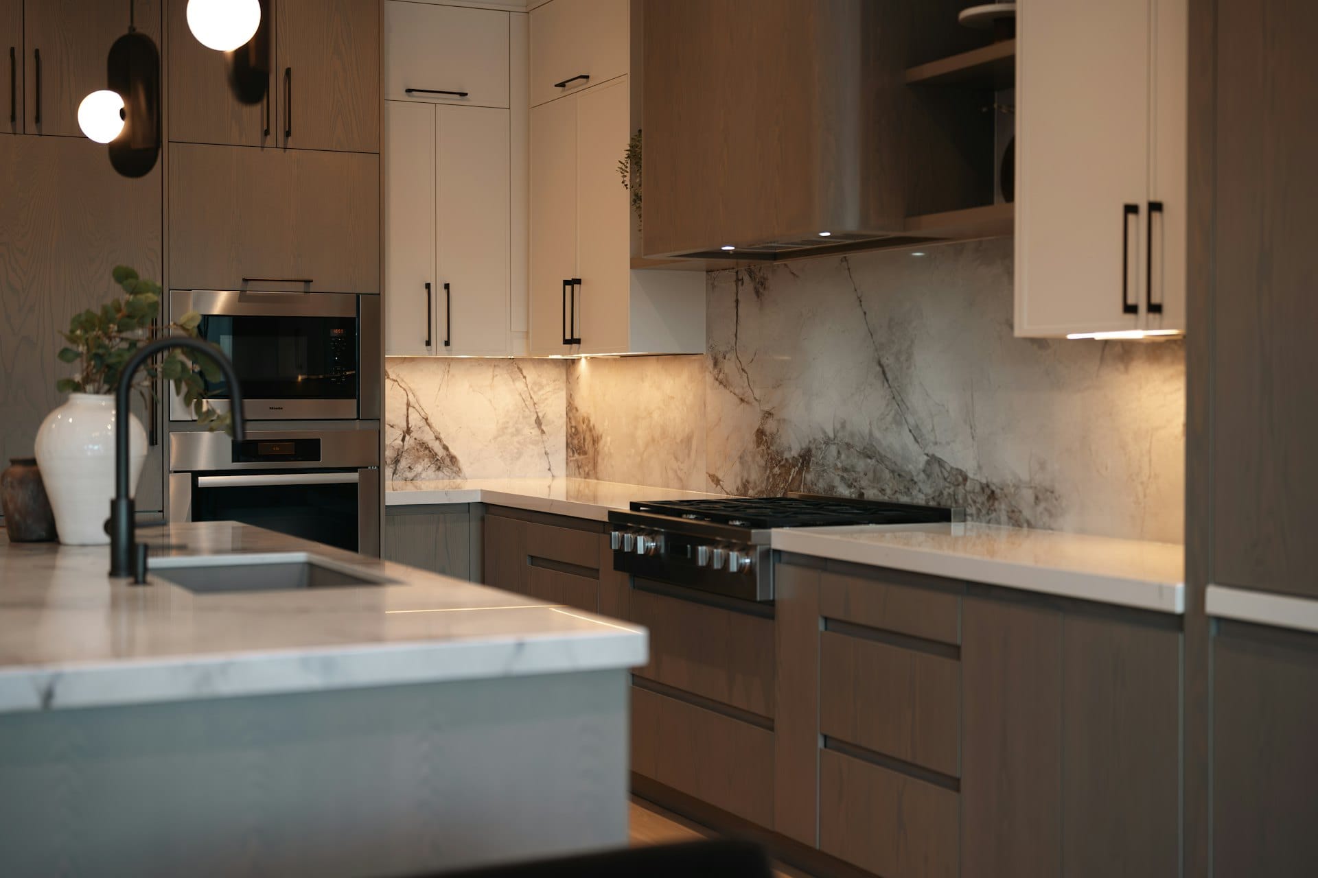 Custom cabinetry showroom